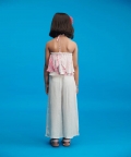Pink Petals Casual Top and Palazzo Set