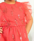 Charming Sleeveless Pink Party Dress 