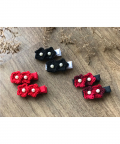 Double Flower Alligator Clips - Set Of 3 - Combo B