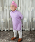 Purple Kurta Set