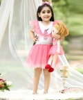 Fly Like Bird Girl And Doll Matching Skirt & Top Set