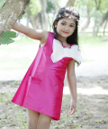 Shoulder Bow Party Dress