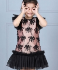 Mermaid Floral Net Dress
