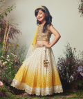 Mustard Ombre Lehenga Set