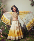 Mustard Ombre Lehenga Set