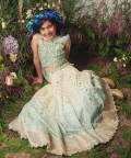 Blue Ombre Lehenga Set