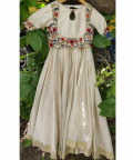 Ivory Half Sleeves Lehenga Set 