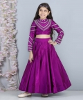 Stone Hand Work Silk Lehenga