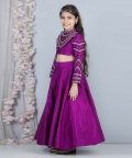 Stone Hand Work Silk Lehenga