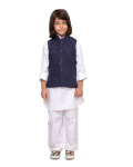 Navy Blue Jawahar Jacket