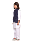 Navy Blue Jawahar Jacket
