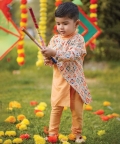 Printed Asymetrical Kurta Set