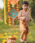 Printed Asymetrical Kurta Set