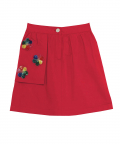 Easy Breezy Skirt-Red