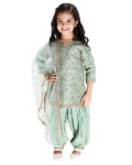Gold Dori Kurti with salwar & Dupatta