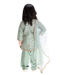 Gold Dori Kurti with salwar & Dupatta
