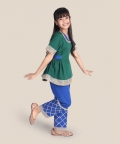 Elsa Panelled Bow Top & Pants Set