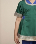 Elsa Panelled Bow Top & Pants Set