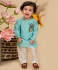Embroidered Kurta With Pyjama
