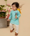 Embroidered Kurta With Pyjama