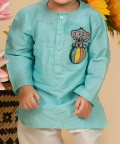 Embroidered Kurta With Pyjama