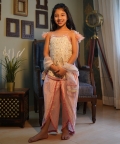 Embroidered Peplum Kurta With Dhoti
