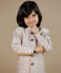 Pink Raw Silk Sequined Jodhpuri