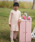 Shell Pink Kurta Pyjama Set