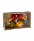 Fruit & Vegetablespinningtops Asstd Set Of 5 Toy