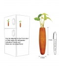 Himam Magnetic Fridge Vase - Brown