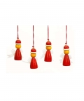 Handcrafted Wooden Christmas Decor Fairy - Set Of 4