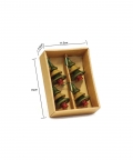 Handcrafted Wooden Christmas Dcor - Pine Set Of 4
