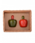 Handcrafted Fridge Magnet -Apple Set | Wooden Fridge Magnets