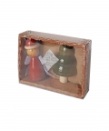 Handcrafted Xmas Tree & Fairy Fridge Magnets