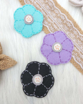 Flower Hairclip-Set Of 3
