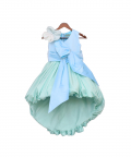 Pastel Blue And Sea Green Gown