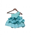 Sea Green Tafetta Frock