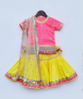 Pink Kurti With Sharara And Dupatta