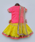 Pink Kurti With Sharara And Dupatta