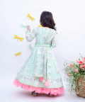 Pista Green Gota Embroidery Anarkali