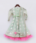 Pista Green Gota Embroidery Anarkali