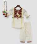 Self Texture Kurti And Salwar