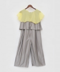 Grey Satin Jumpsuit