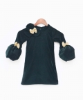 Green Velvet Dress