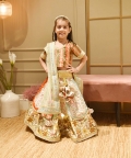 Multi Colour Choli with Printed Lehenga