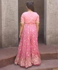 Pink Bandhaj Jumpsuit