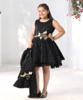 Black Sequence Dress with Jacket