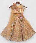 Musterd Embroidery Crop Top Skirt