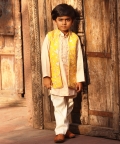 Parsi work Jacket with Kurta and Pant
