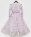 Lilac Embroidered Anarkali